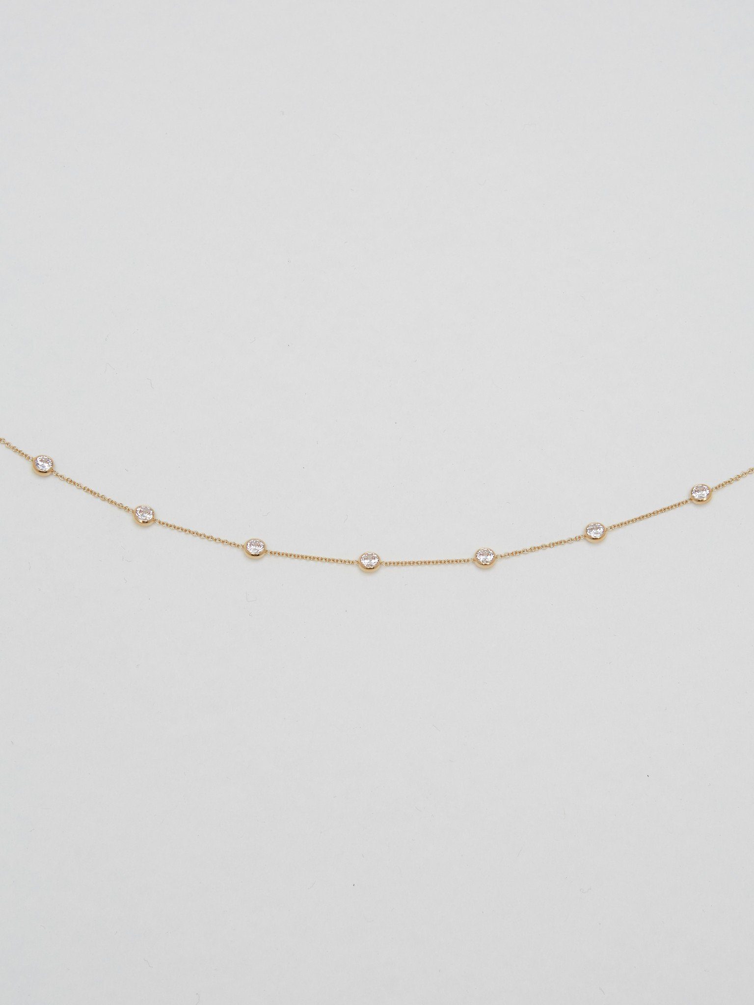 Cropped flat lay view of Princess Choker by Bagatiba 