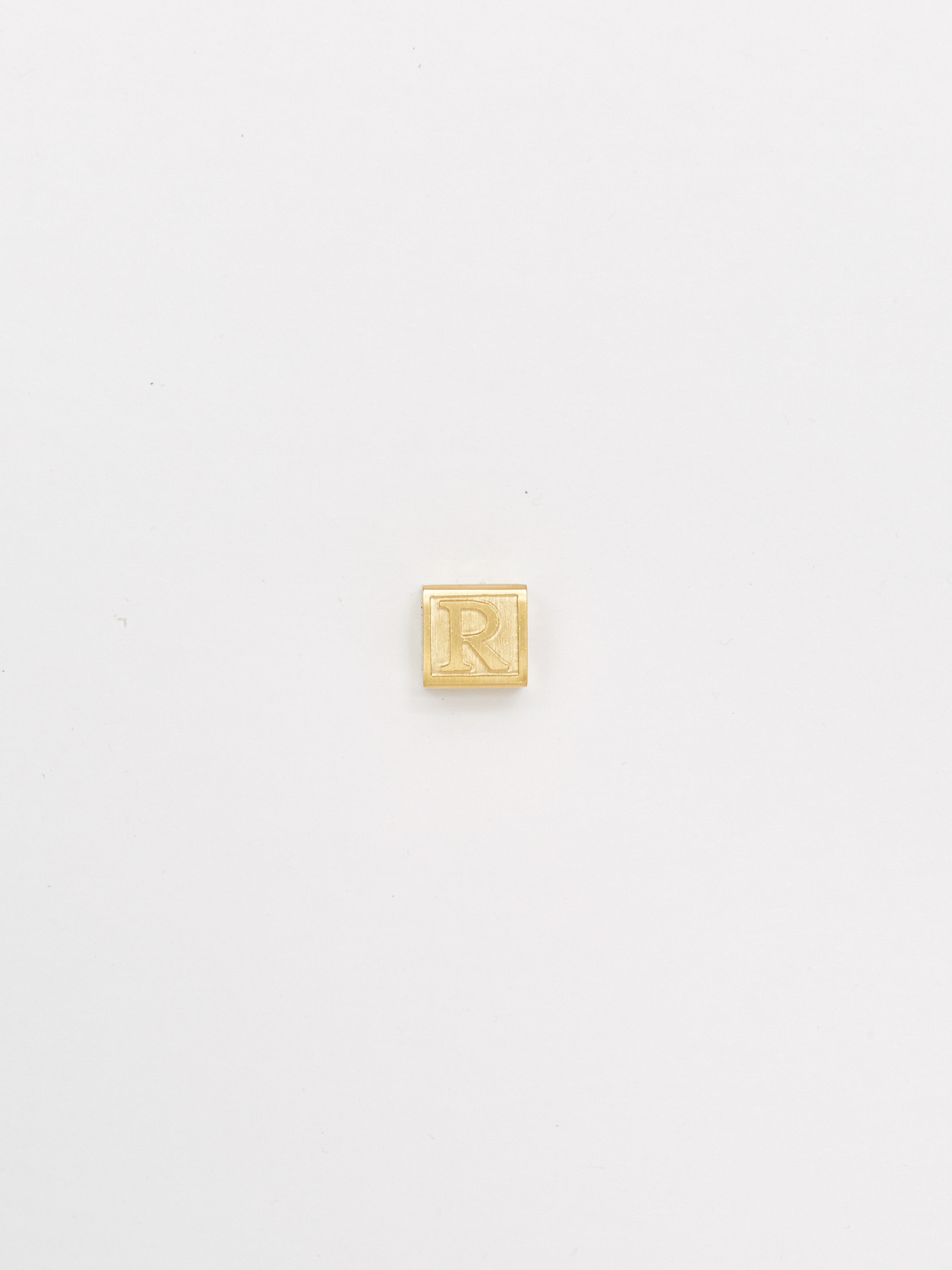 Full view flat lay of "R" Letter Block letters Bagatiba 