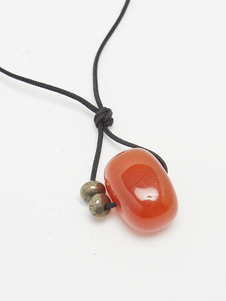 Red Agate Drop Necklace necklace Bagatiba close up flay lay
