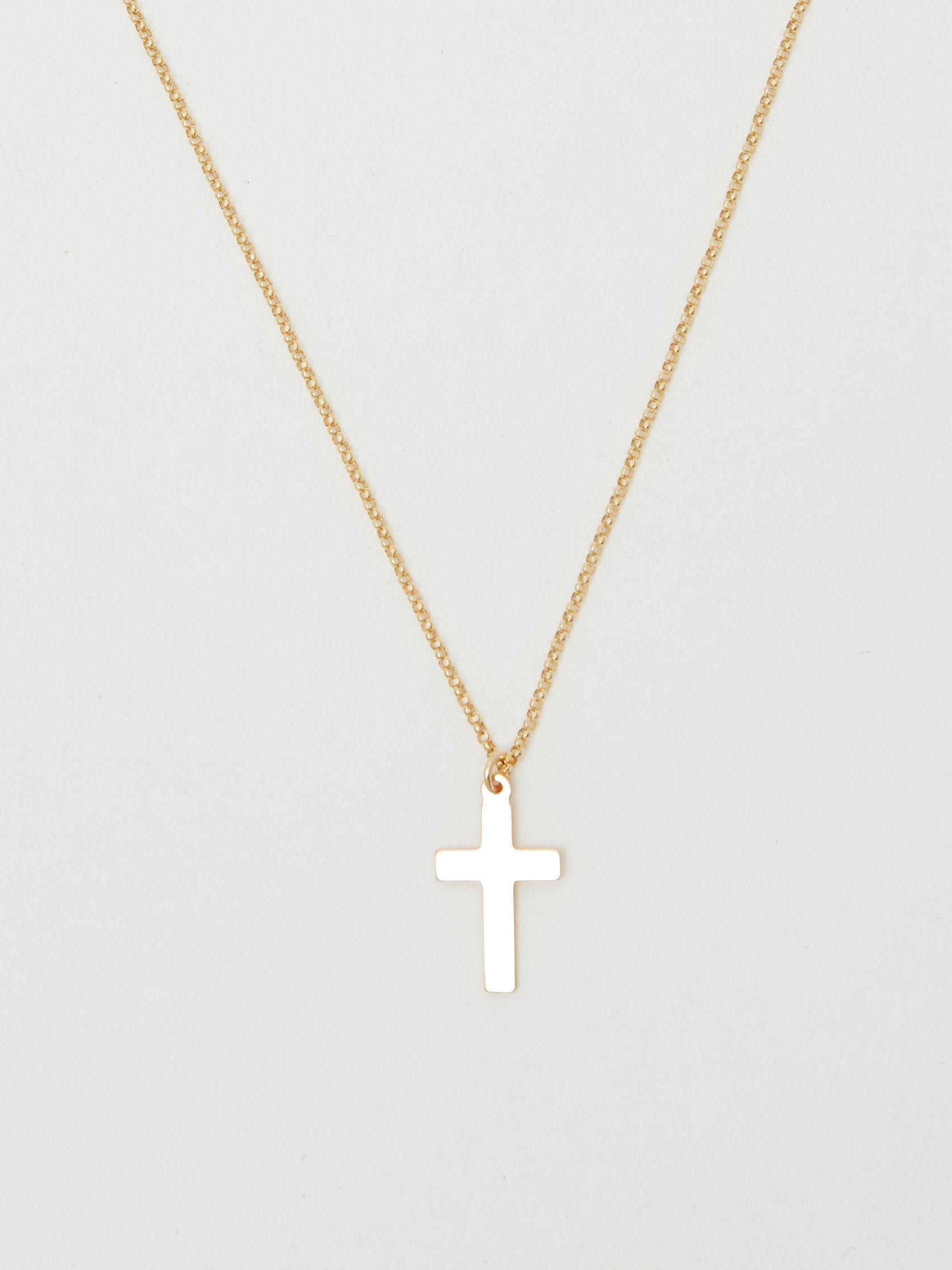 Roller Cross Necklace Necklace Bagatiba 