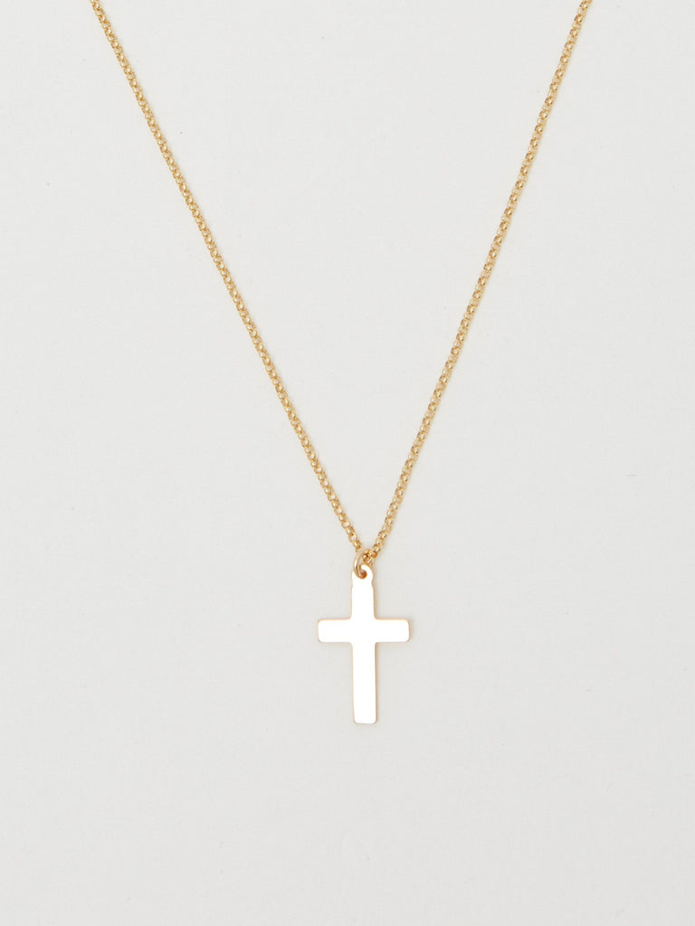 Roller Cross Necklace