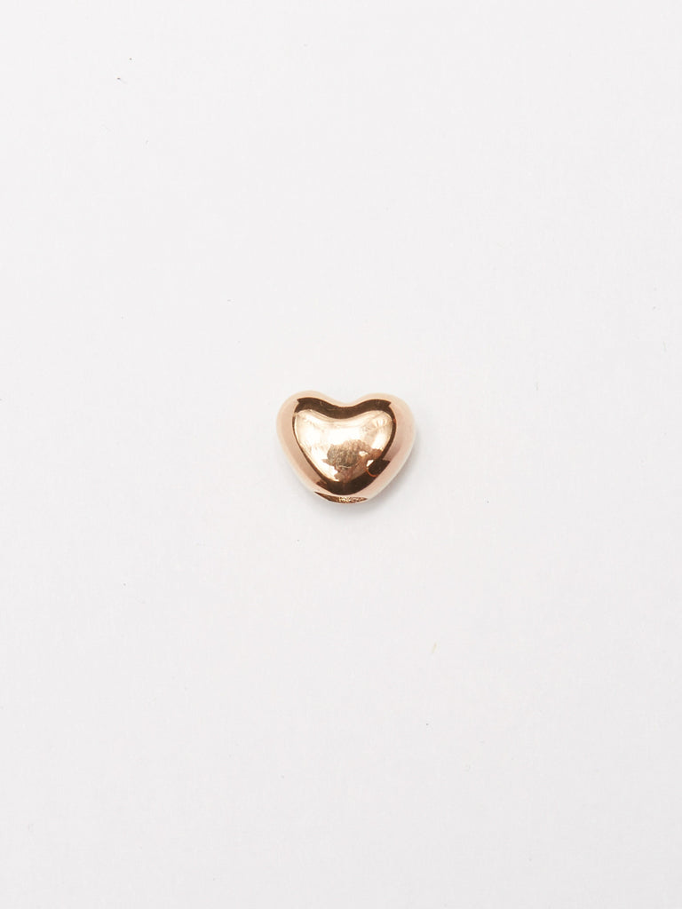 detailed flat lay of heart from Rose Gold Bead Set Bagatiba 