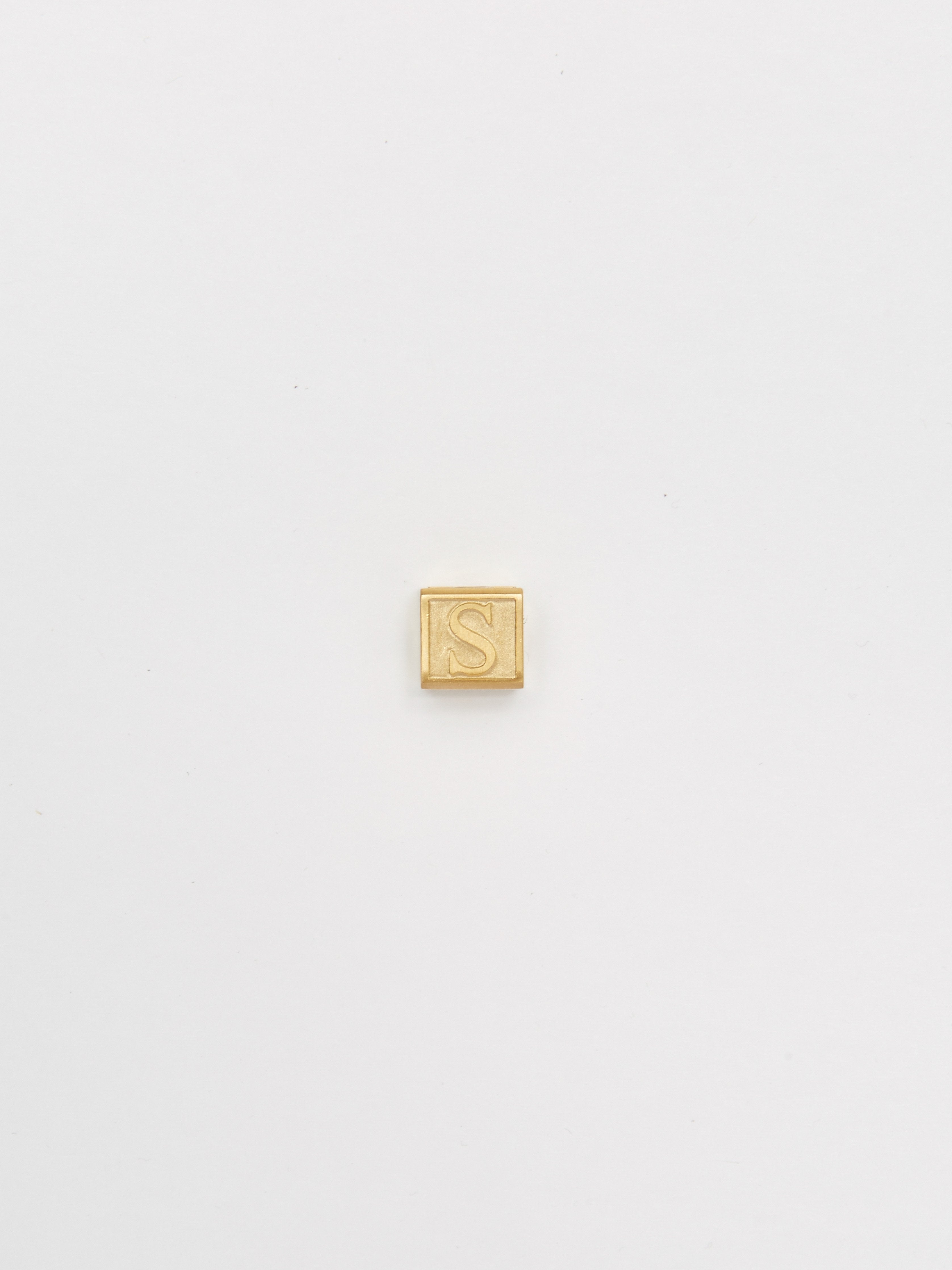 Full view flat lay of "S" Letter Block letters Bagatiba 