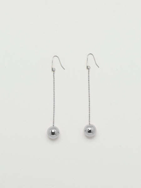 Ball drop earrings deals silver