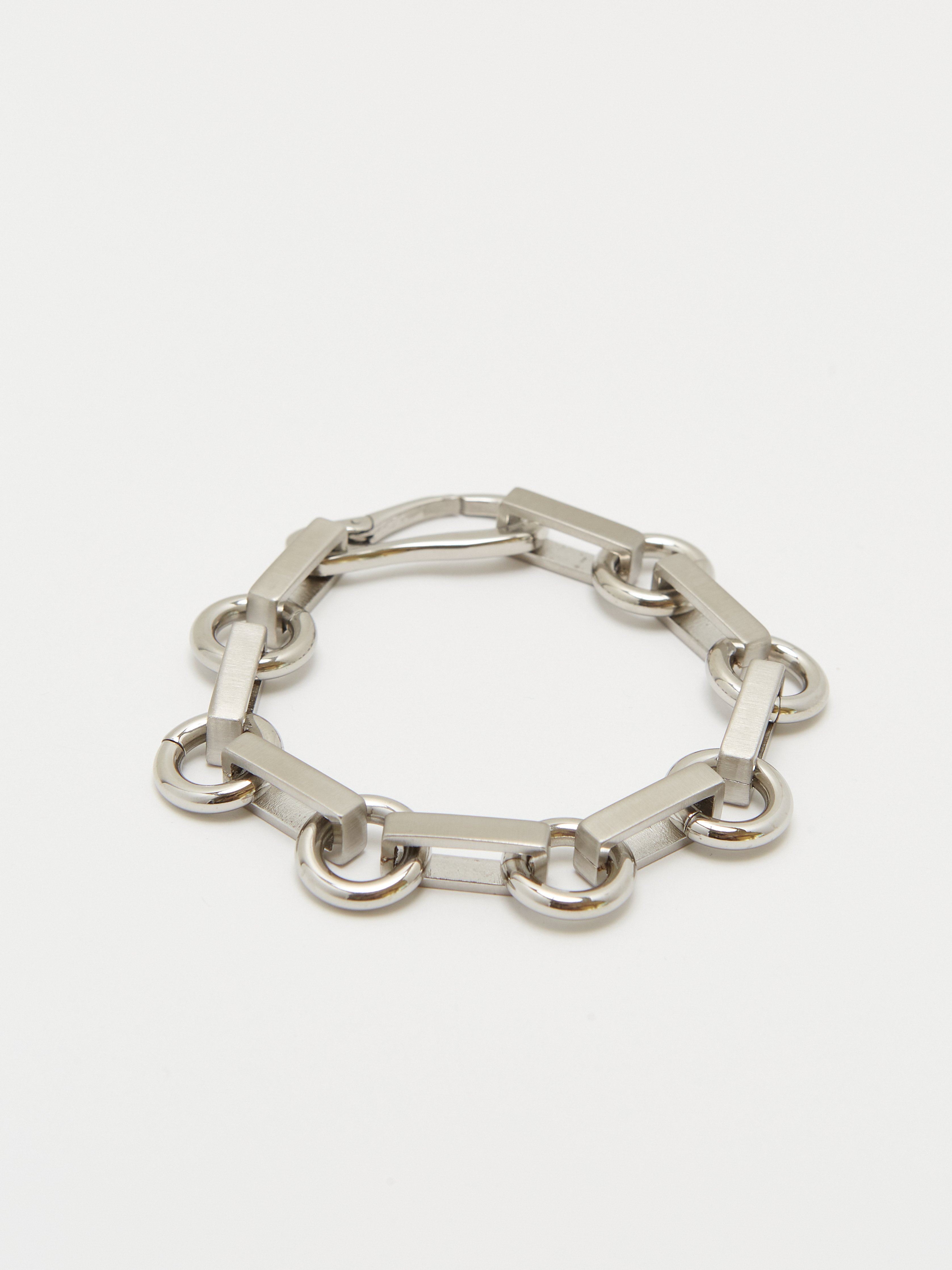 Detailed flat lay of Silver Tilda Bracelet Necklace bagatiba 