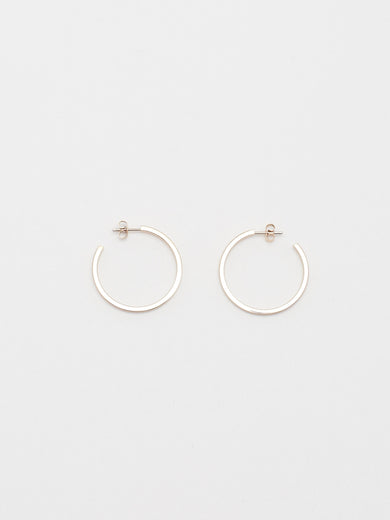 Simple Rose Gold Hoops