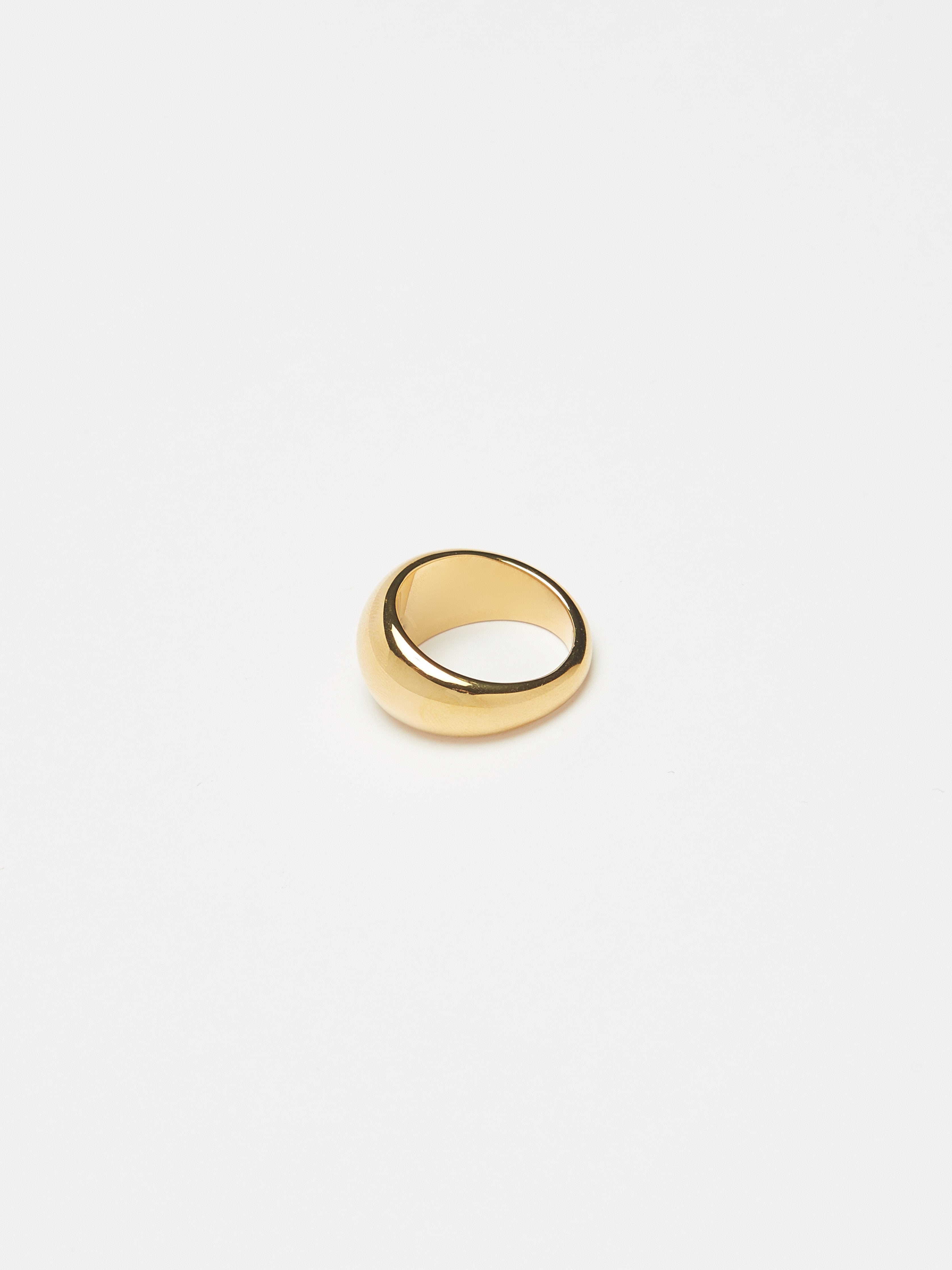 Flat lay of Small Gold Orb Ring Ring bagatiba 