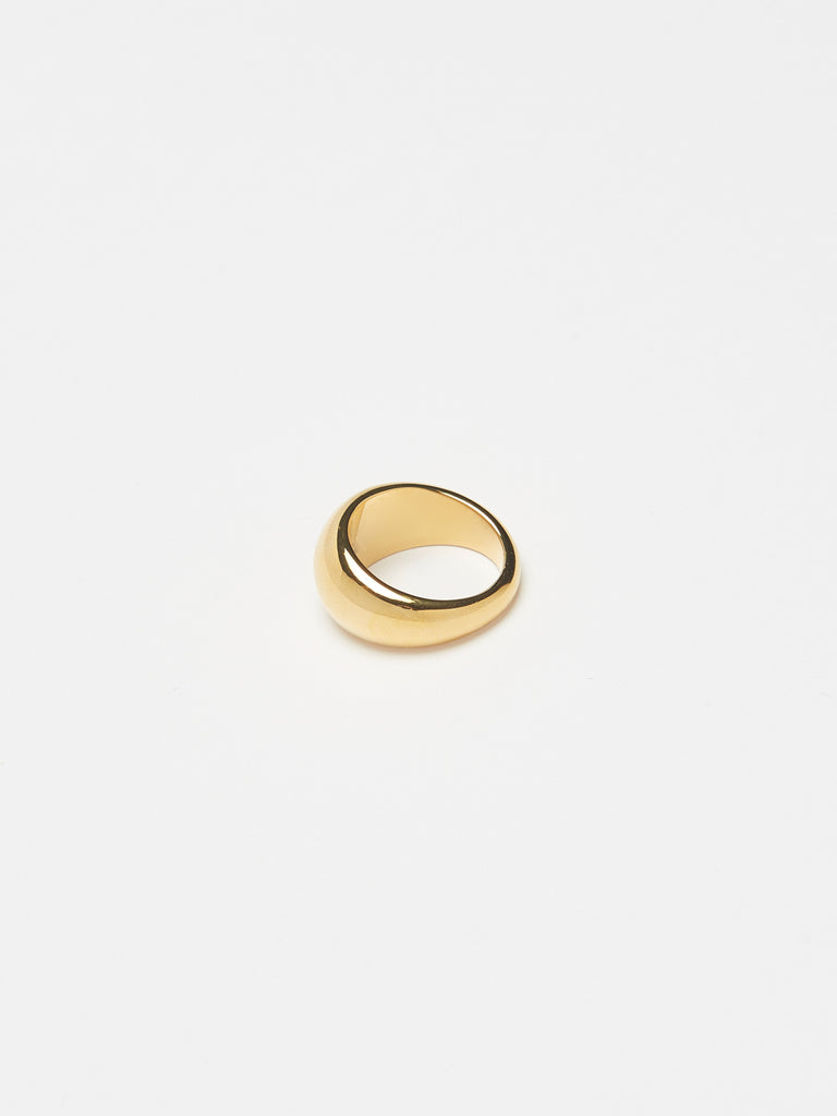 Small Gold Orb Ring