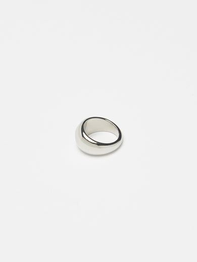 Small Silver Orb Ring
