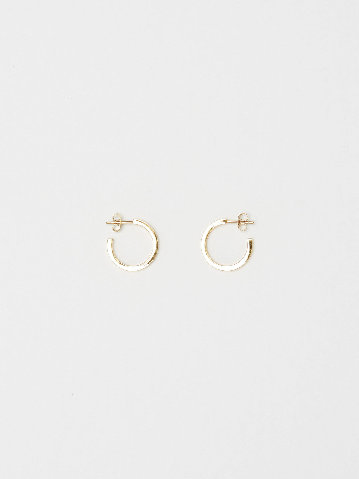 Small Simple Gold Hoops
