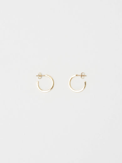 Small Simple Gold Hoops