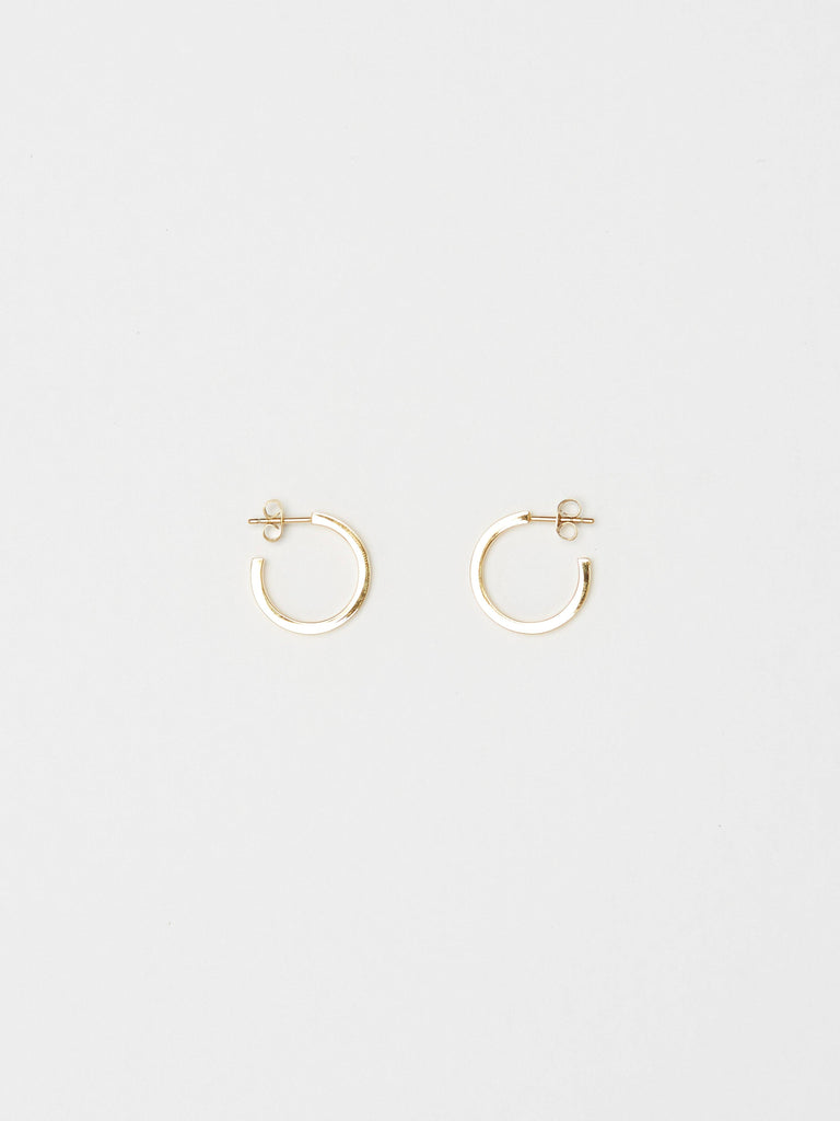 Small Simple Gold Hoops