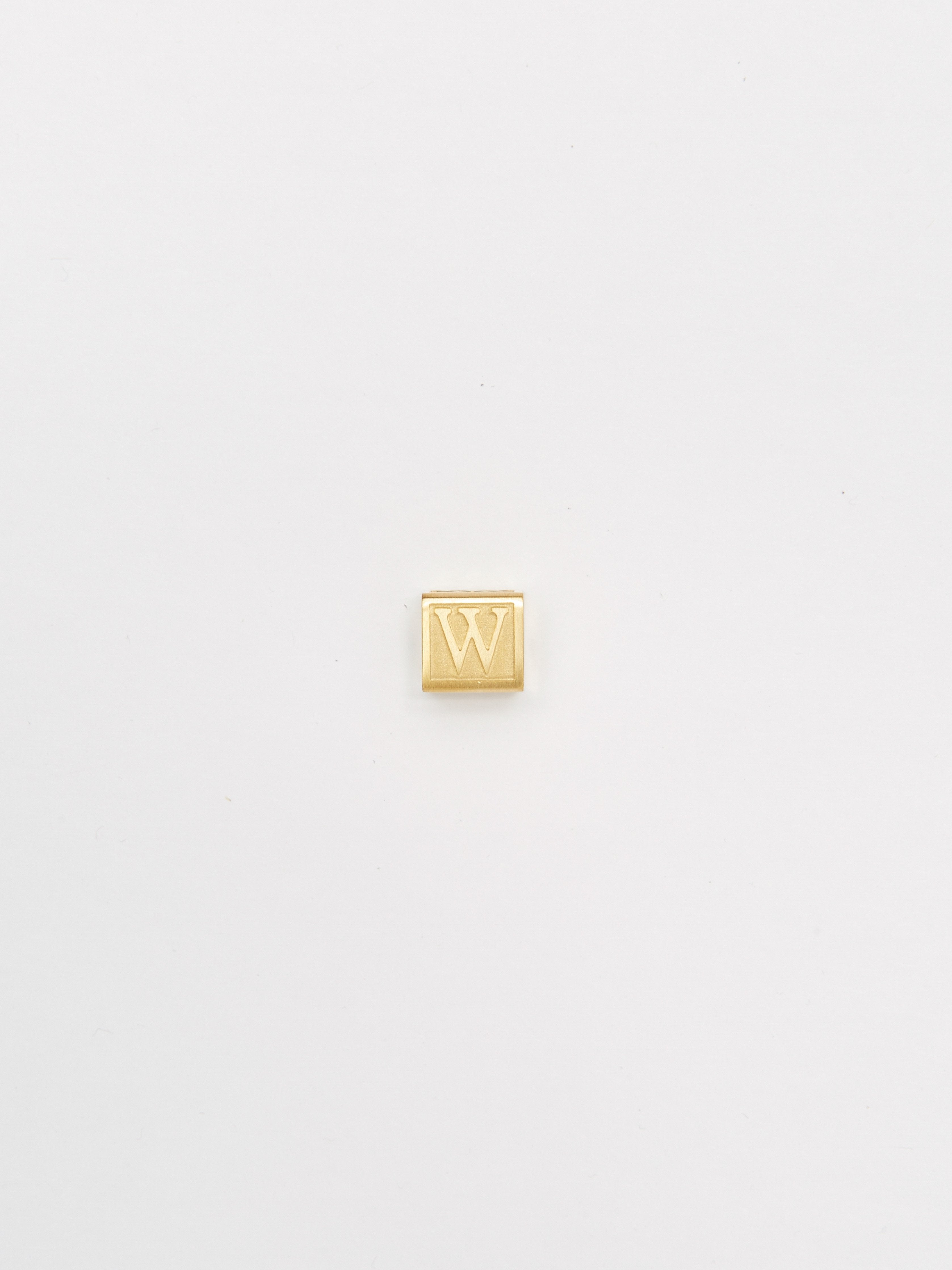 Full view flat lay of "W" Letter Block letters Bagatiba 