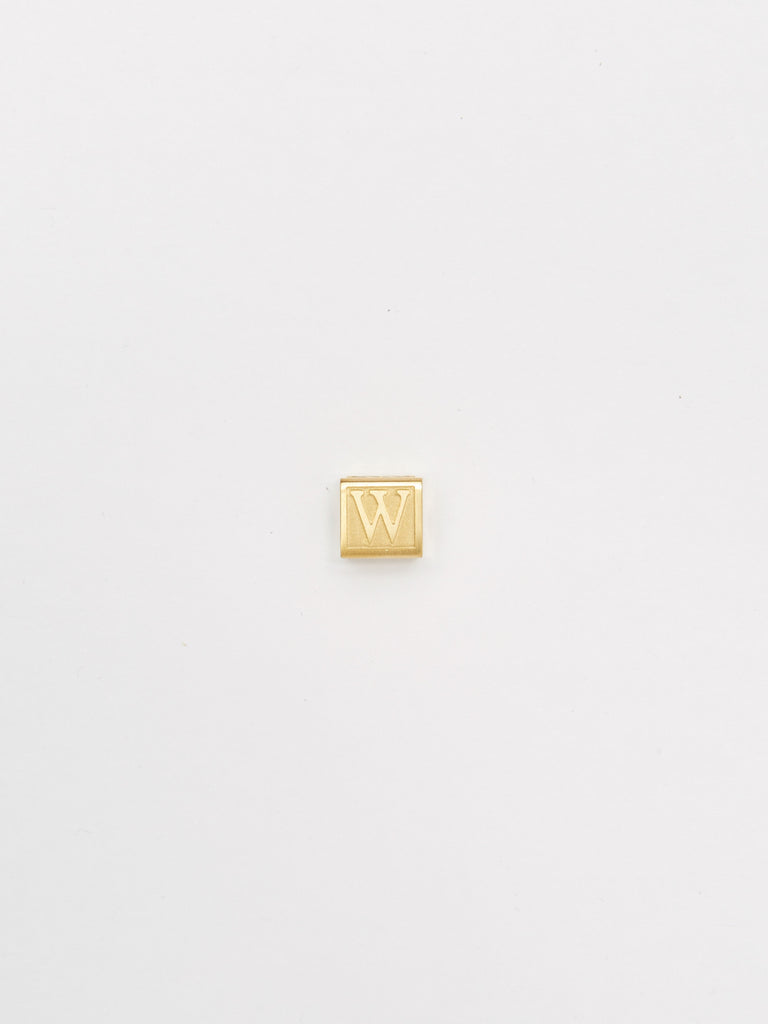 "W" Letter Block