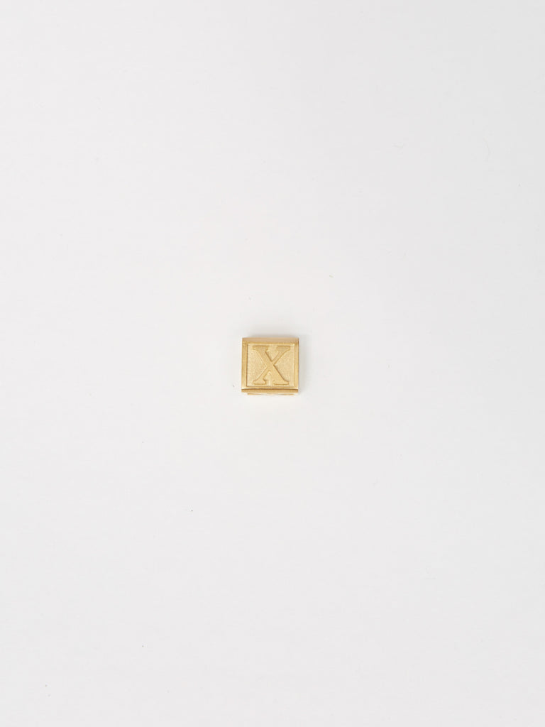 "X" Letter Block