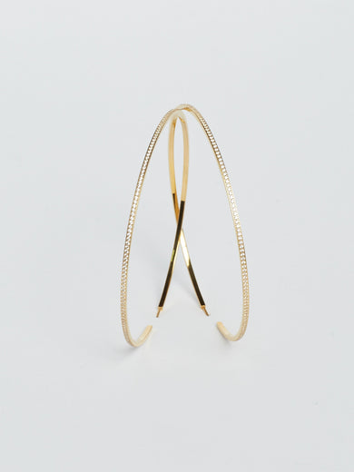 XL Oversized Diamond Hoops