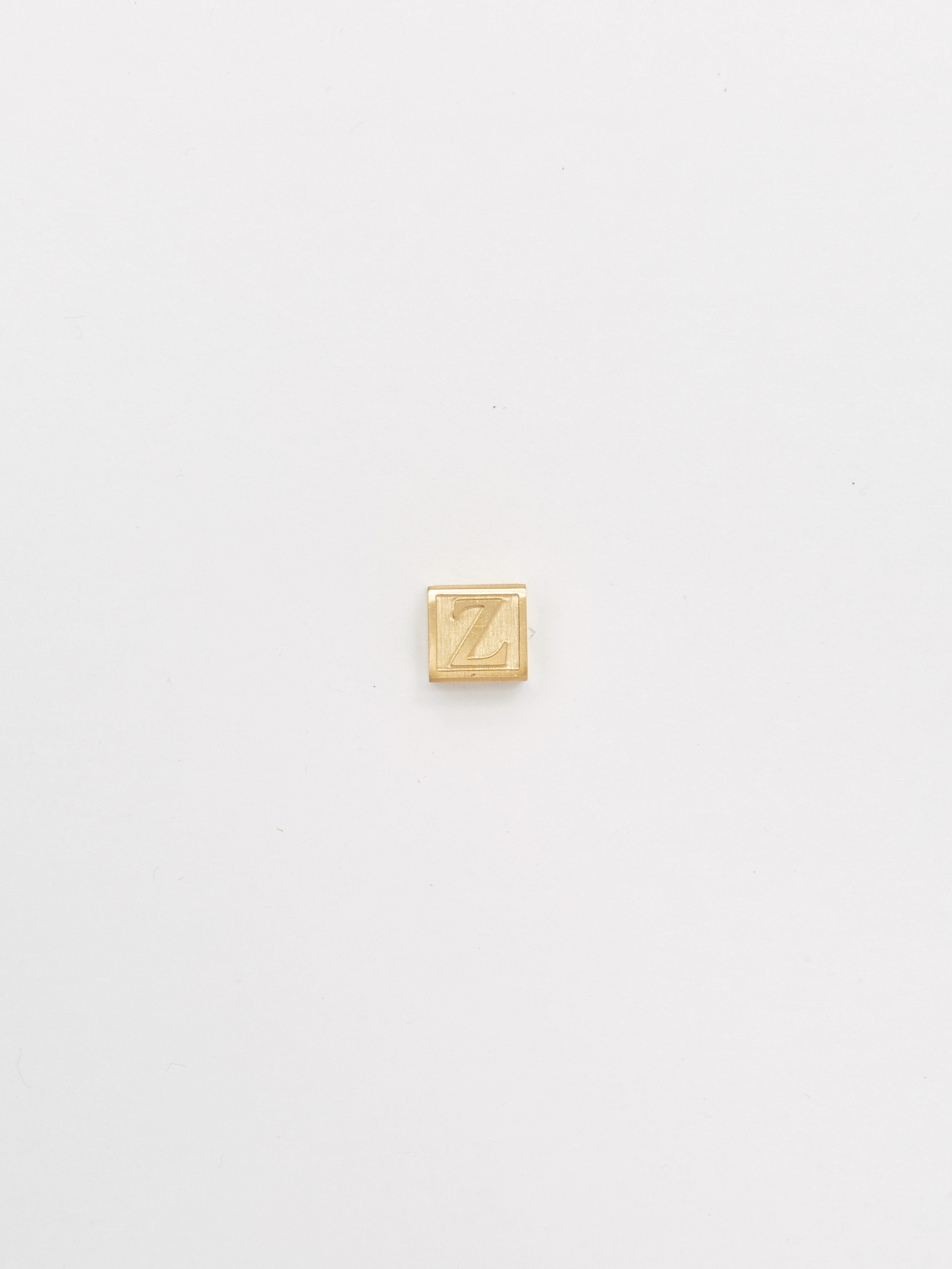 Full view flat lay of "Z" Letter Block letters Bagatiba 